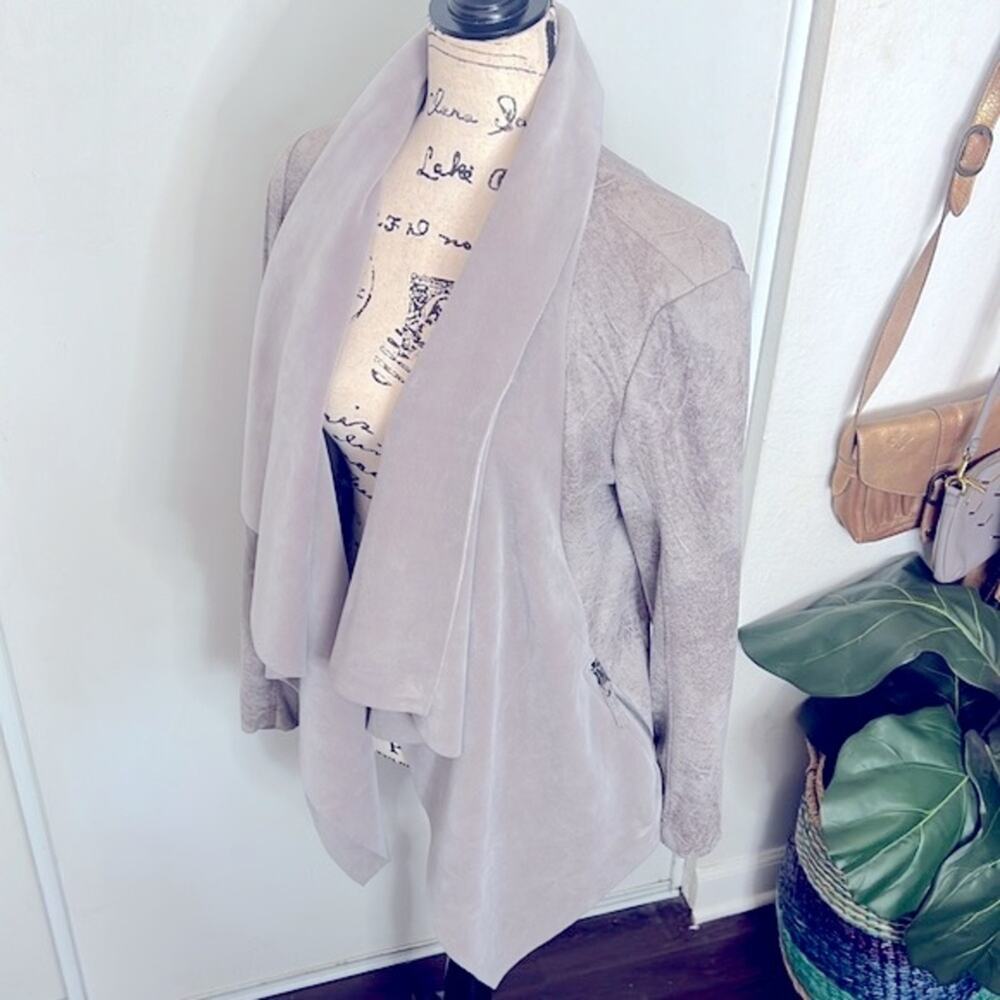 BNCI Faux Suede Jacket Size Medium - Picture 4 of 8